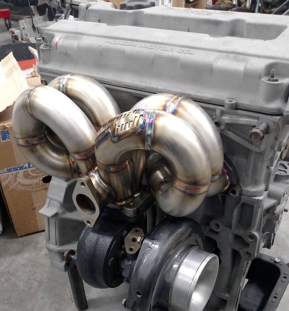 B-series Ramhorn Turbo Manifold T3/44 – Schmuck Built LLC